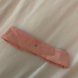 Pink Lululemon headband